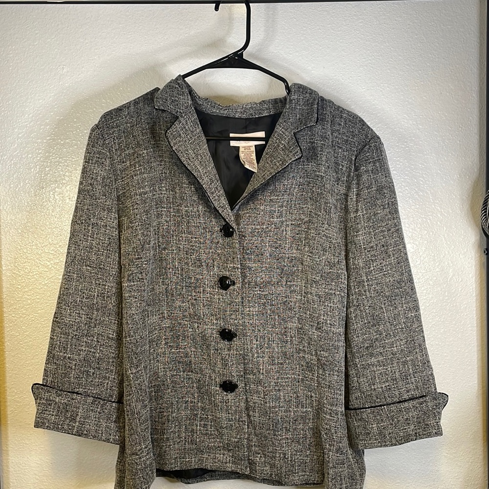 Button up blazer. Thrifted from Good Will.